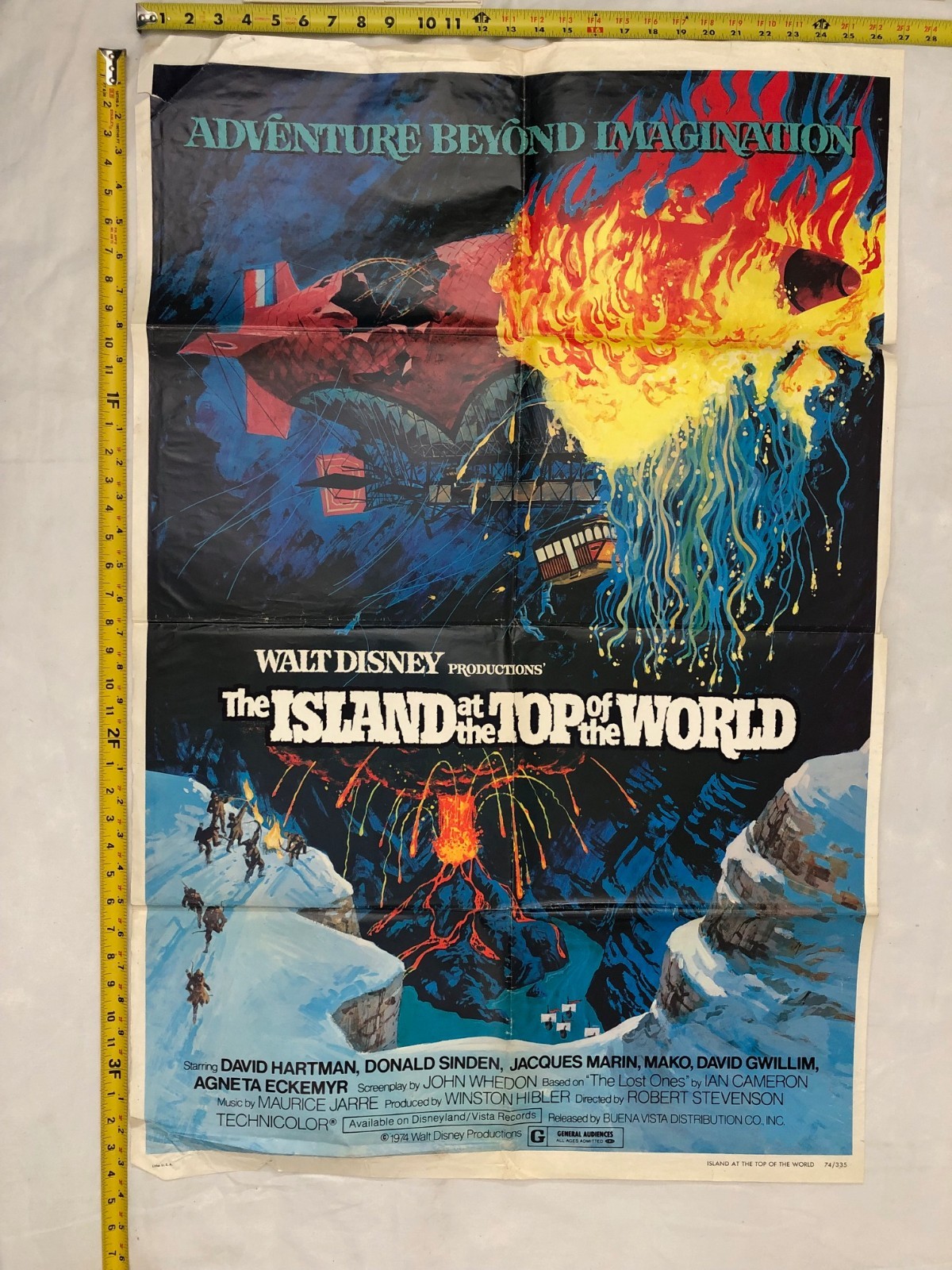THE ISLAND AT THE TOP OF THE WORLD Movie Poster