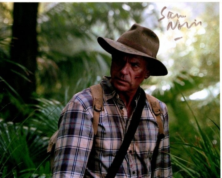 SAM NEILL signed autographed 8×10 JURASSIC PARK GRANT photo