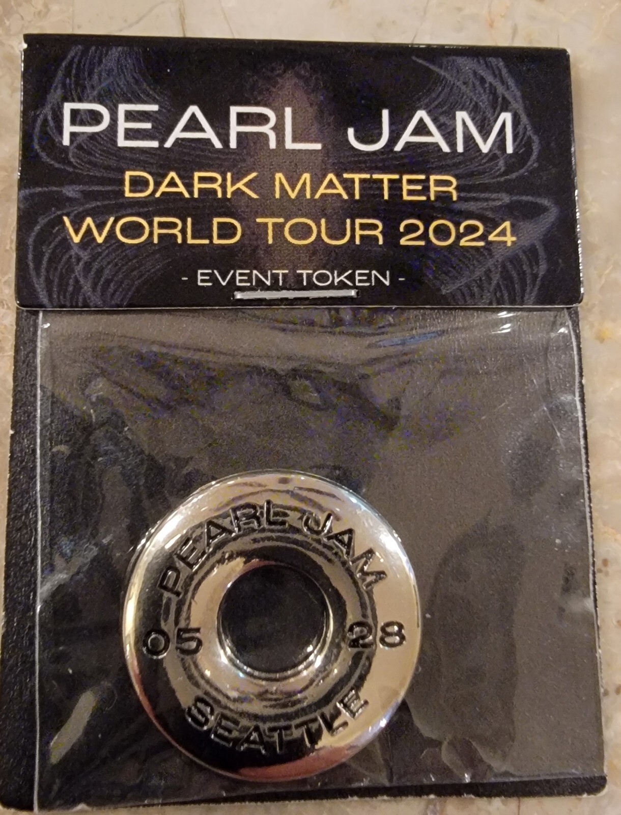 Pearl Jam Seattle Event Token Climate Pledge Arena 5/28/24 Night 1