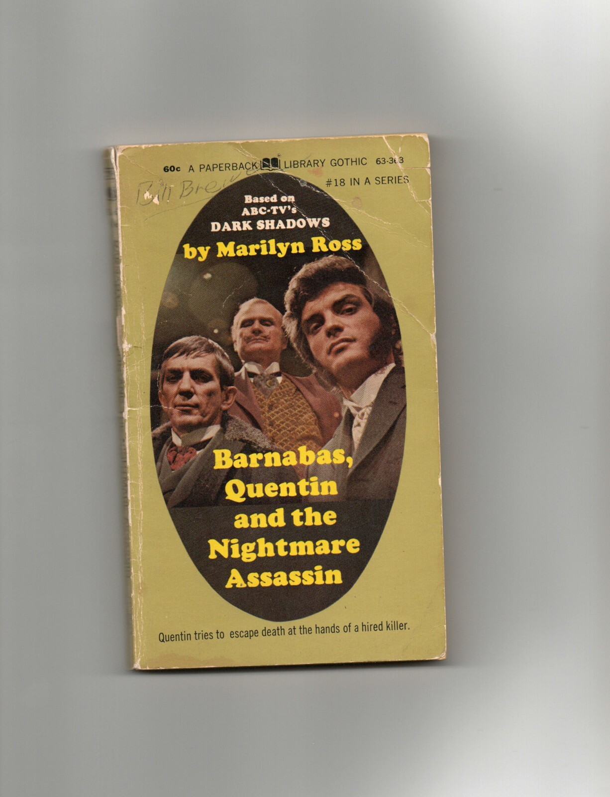 ORIGINAL DARK SHADOWS Paperback Book #18 BARNABAS QUENTIN THE NIGHTMARE ASSASSIN