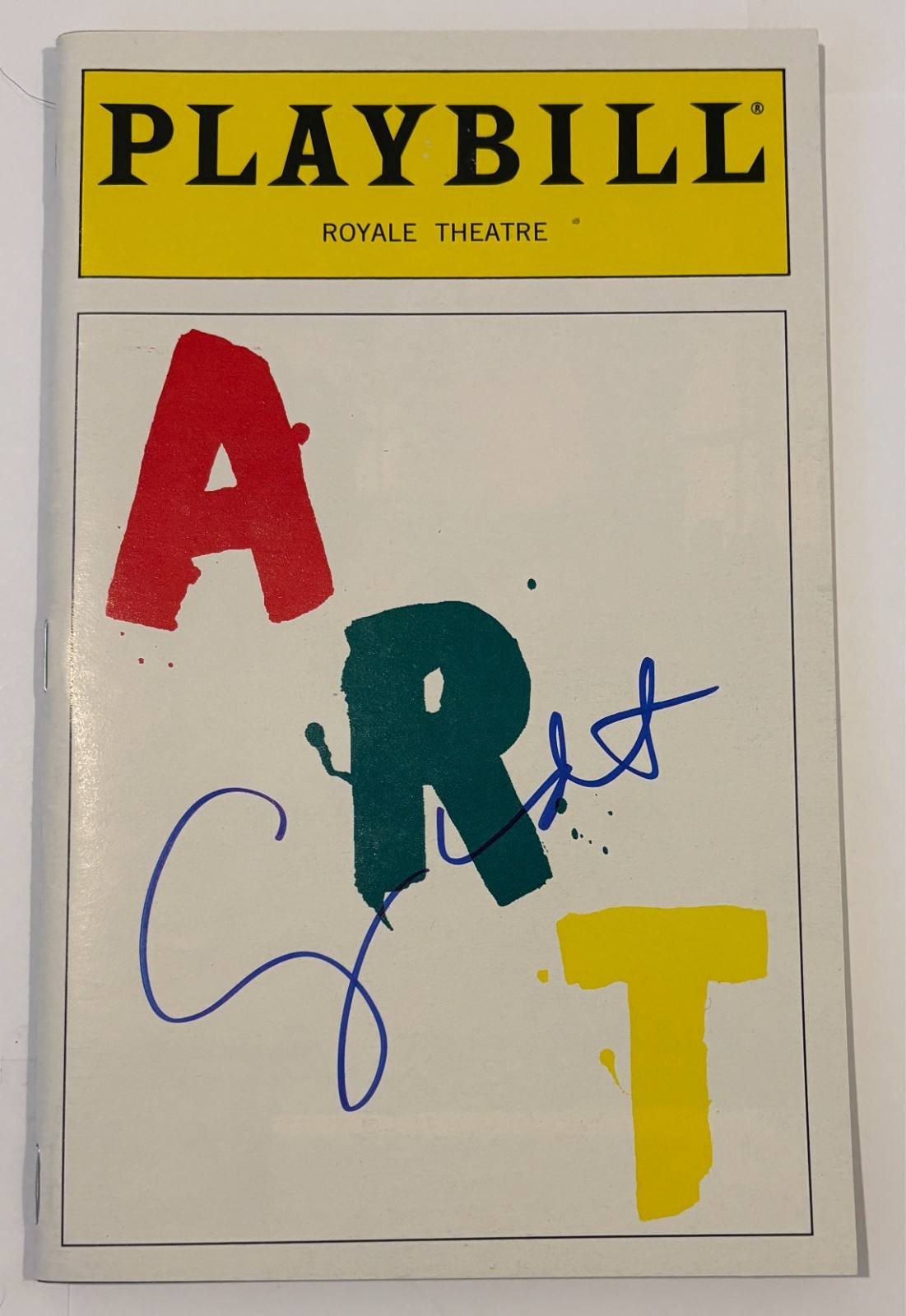 Art – Broadway Playbill – Autograph- George Wendt