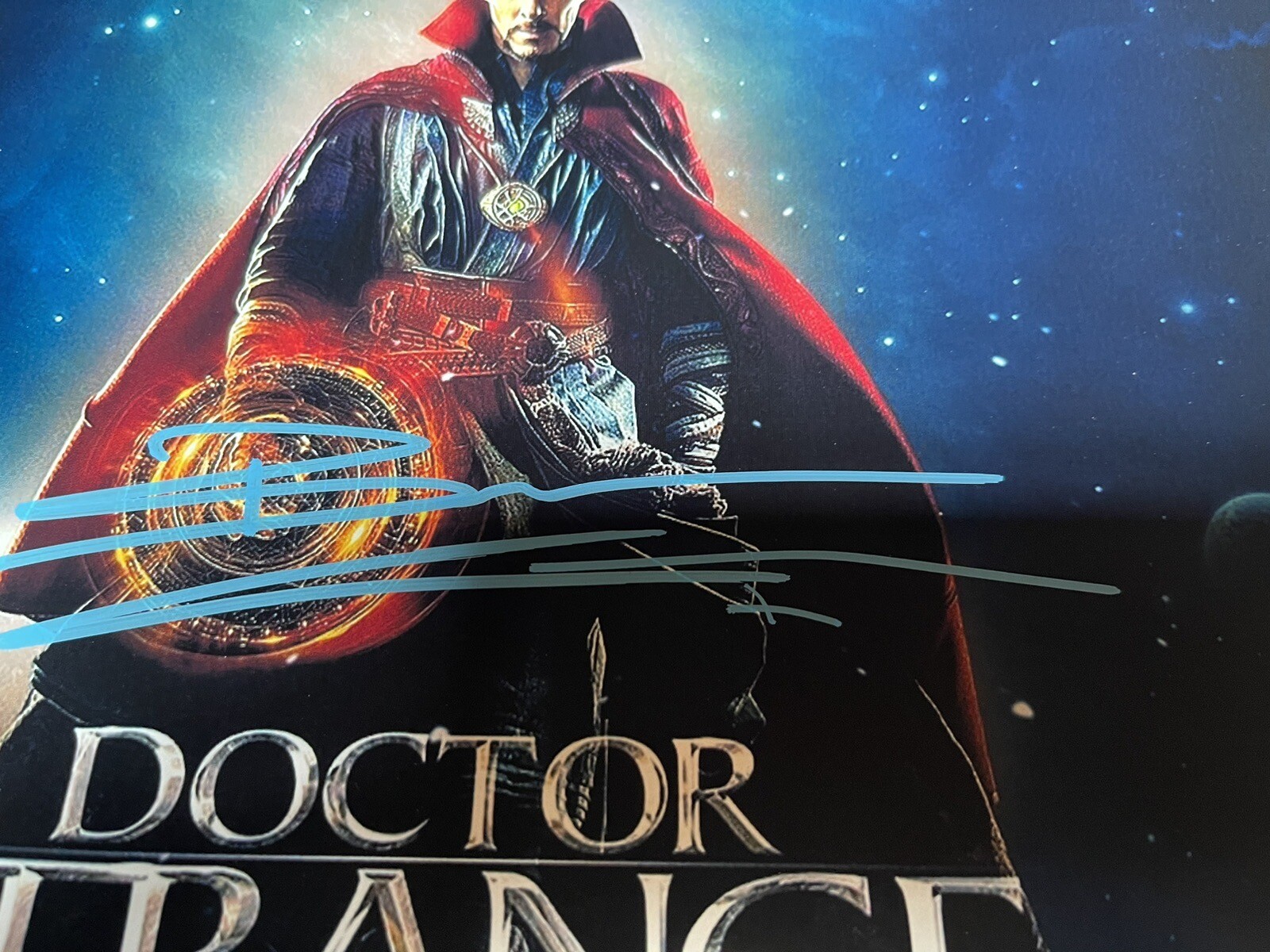 Doctor Strange Benedict Cumberbatch signed photo autographed 8×11 Photo COA