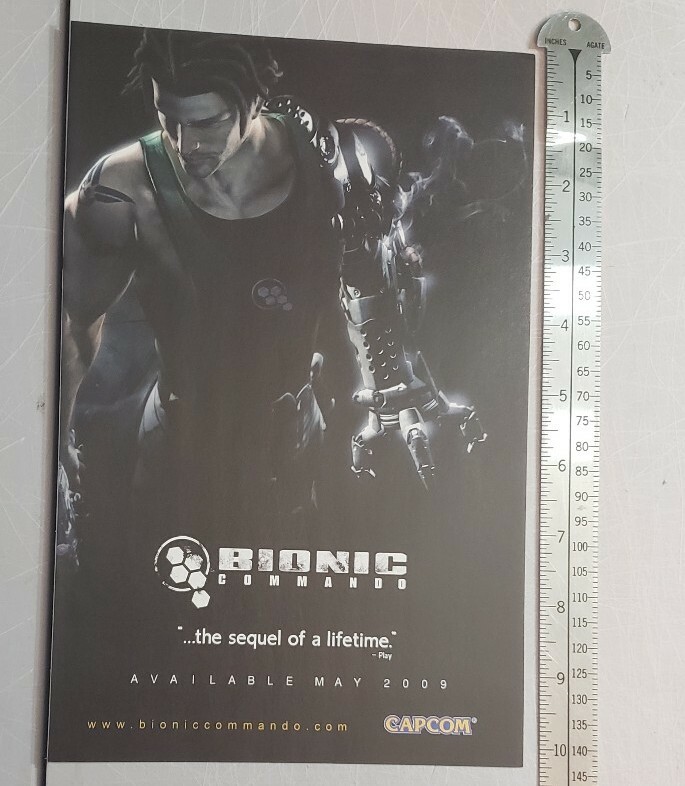 Bionic Commando RARE Print Advertisement