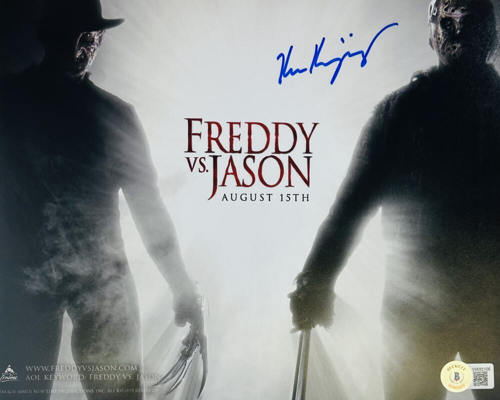 KEN KIRZINGER FRIDAY THE 13TH SIGNED 8X10 PHOTO JASON VOORHEES AUTOGRAPH BAS 106