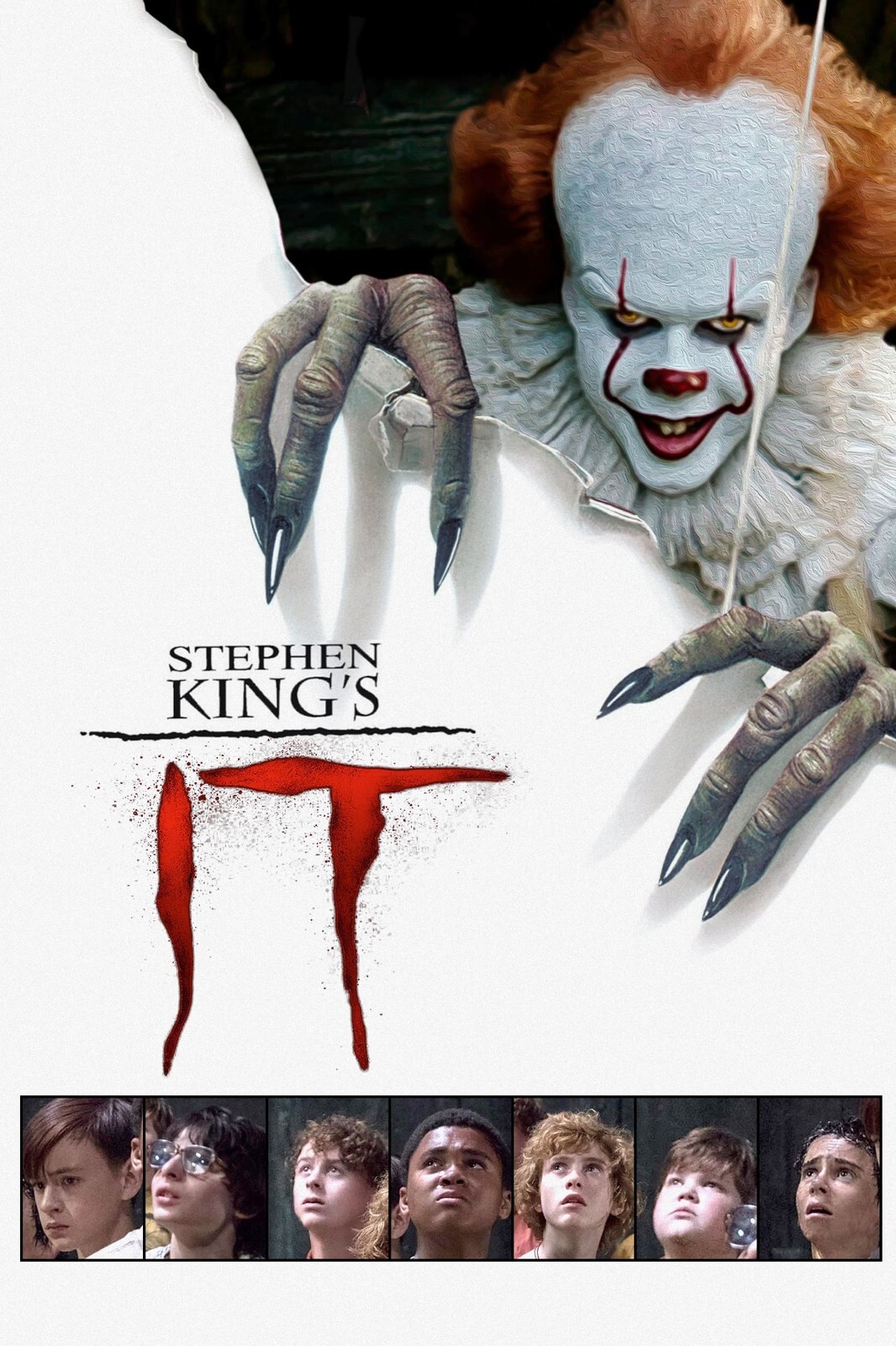 2017 It Movie Poster 11X17 Pennywise Bill Ben Richie Finn Wolfhard 🎈🤡🍿