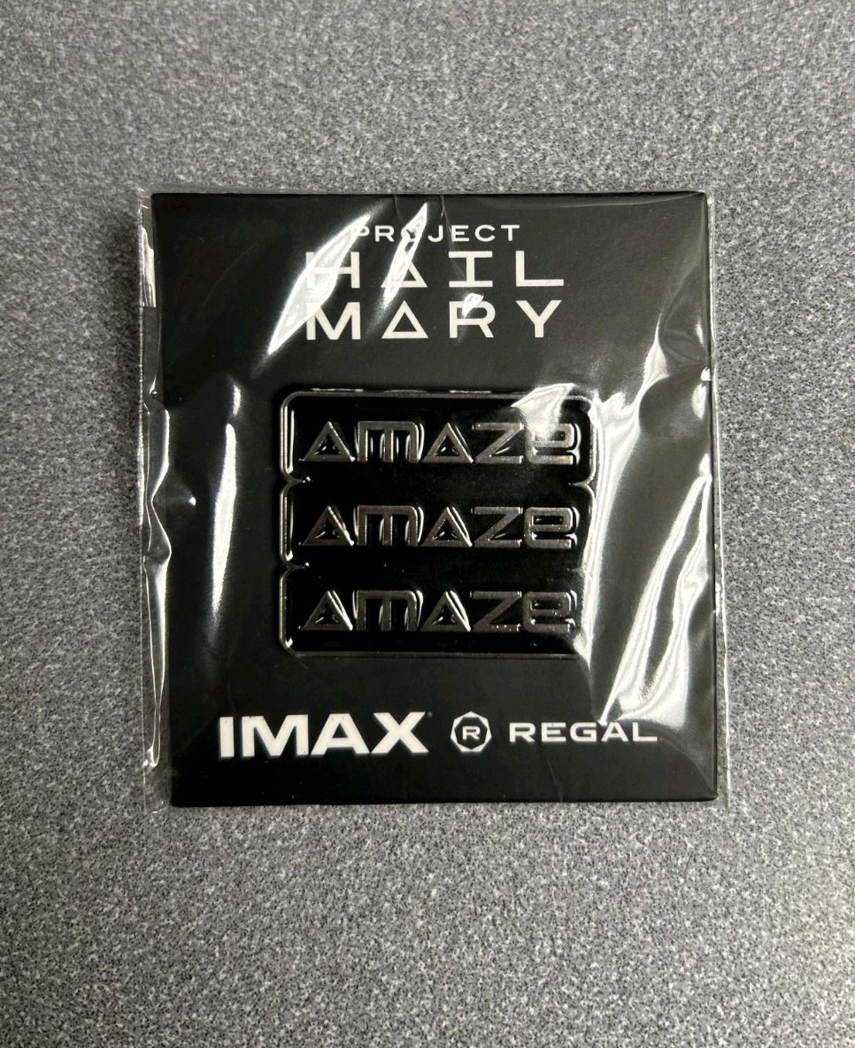 Project Hail Mary Movie (2026) Exclusive IMAX Fan Event Enamel Pin Ryan Gosling