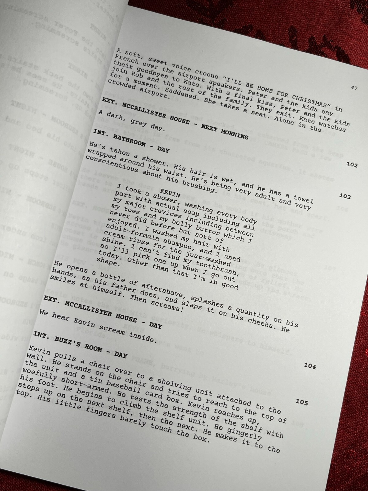 Home Alone Script Cast-Signed- Autograph Reprints- 108 Pages- Christmas