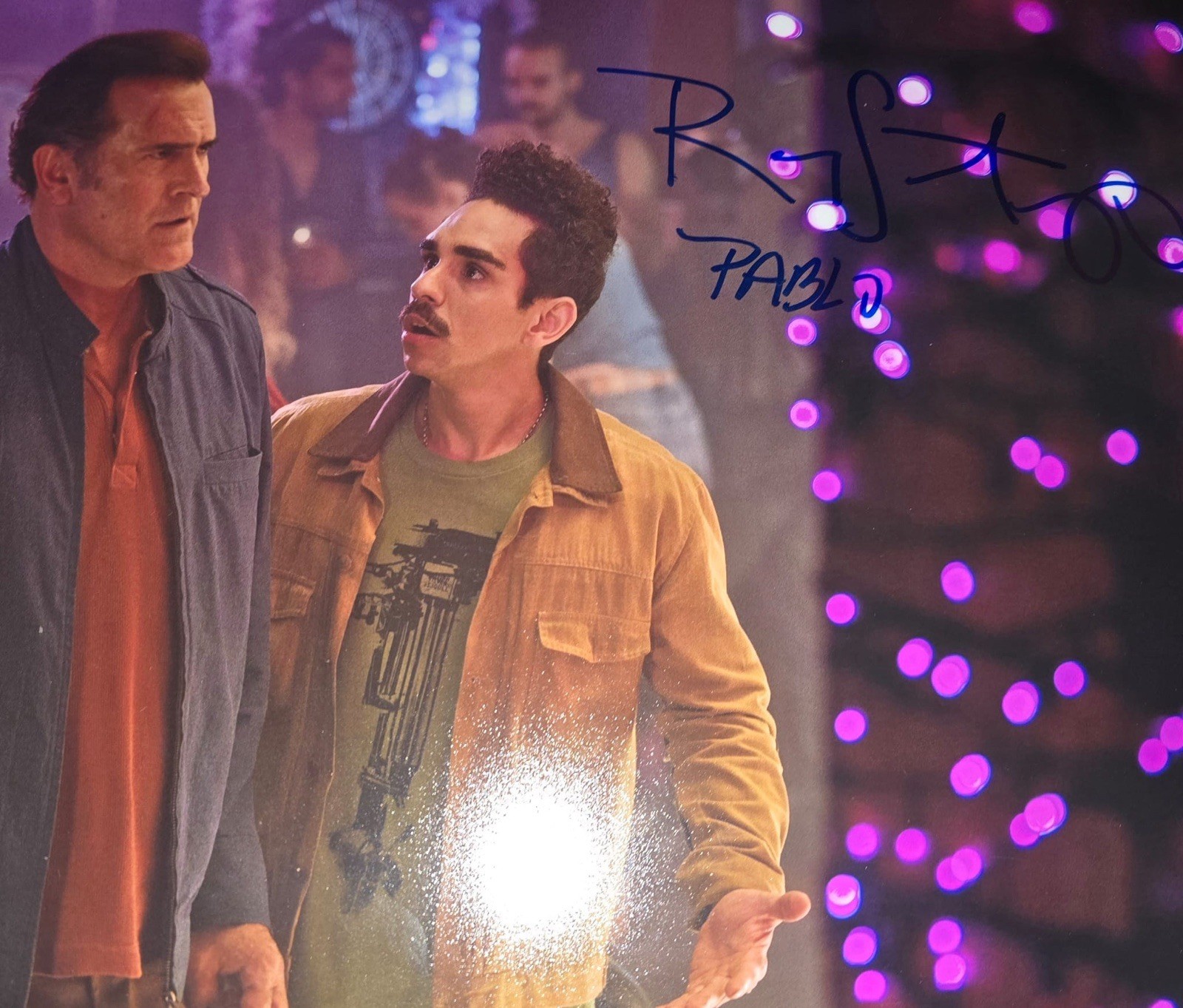 RAY SANTIAGO 8×10 signed autograph IP ASH VS EVIL