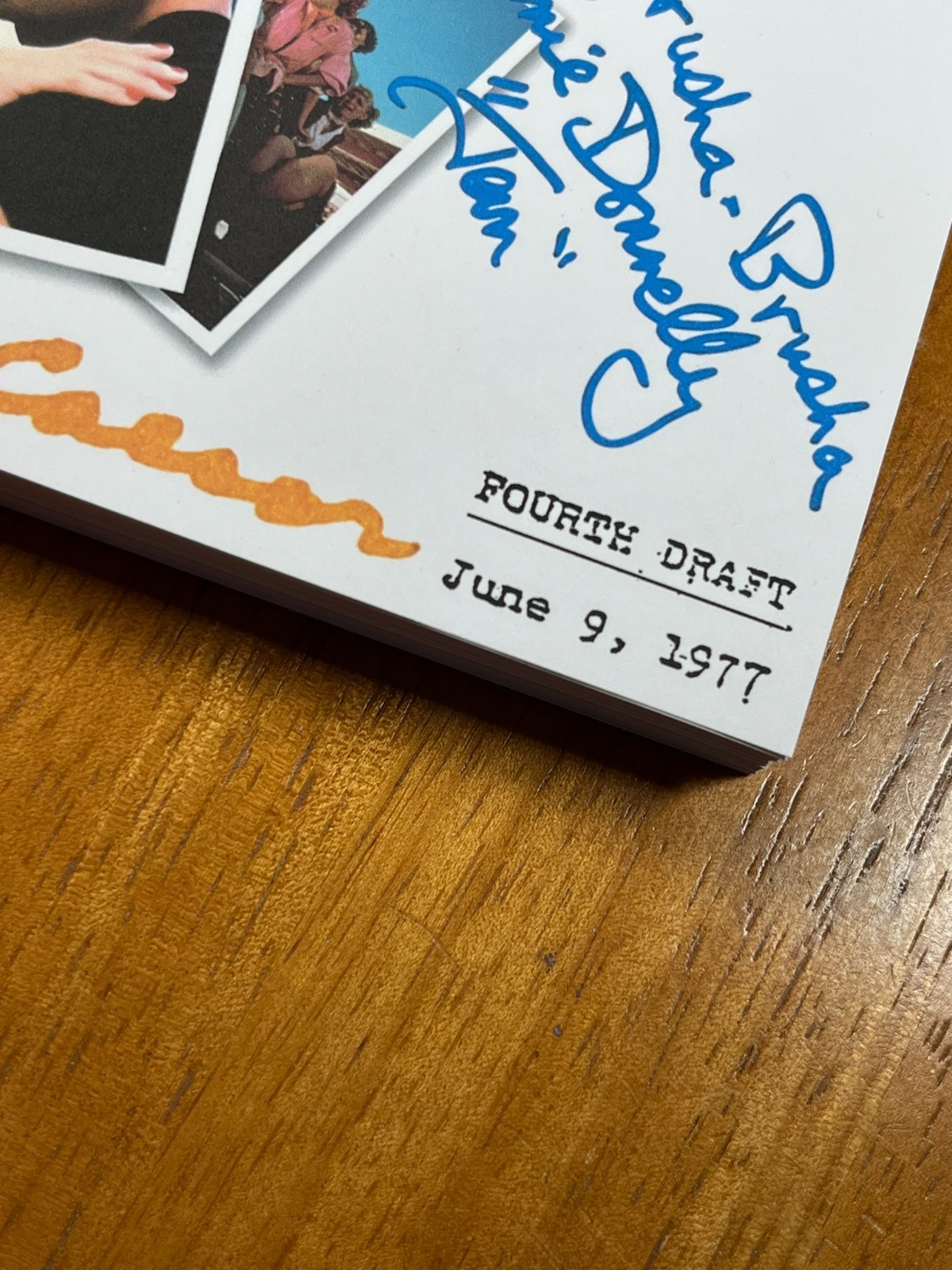 Grease & Grease 2 Movie Scripts Signed- Autograph Reprints- Grease Musical