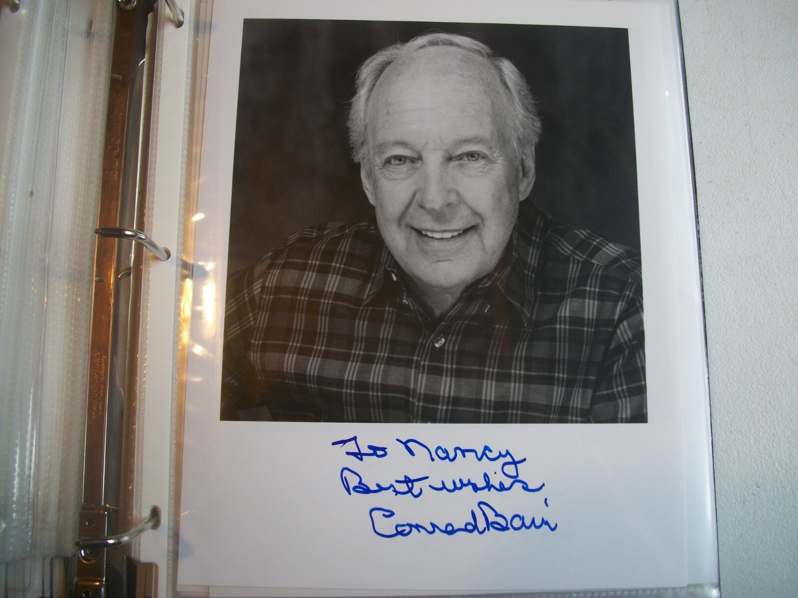 AUTOGRAPHED 8X10 PICTURE-CONRAD BAIN–ACTOR–TV SERIES DIFFRENT STROKES