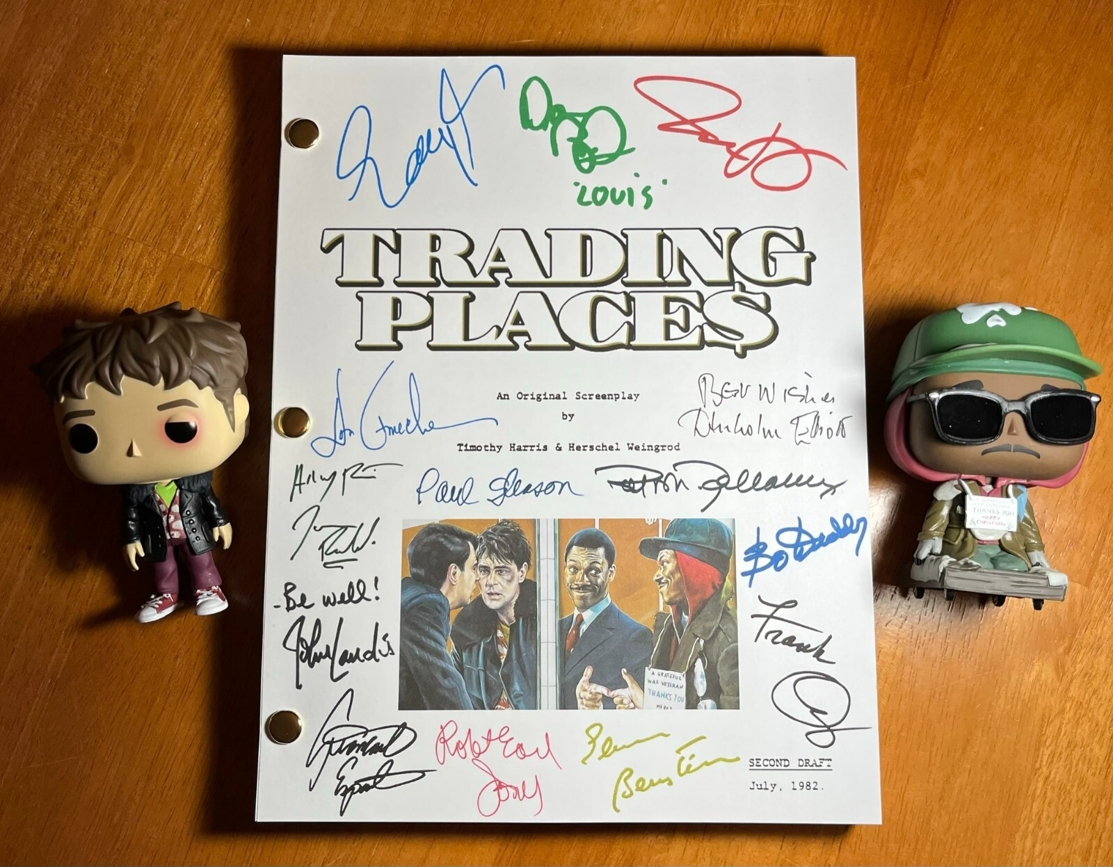 Trading Places Script Cast-Signed- Autograph Reprints- 157 Pages- Eddie Murphy