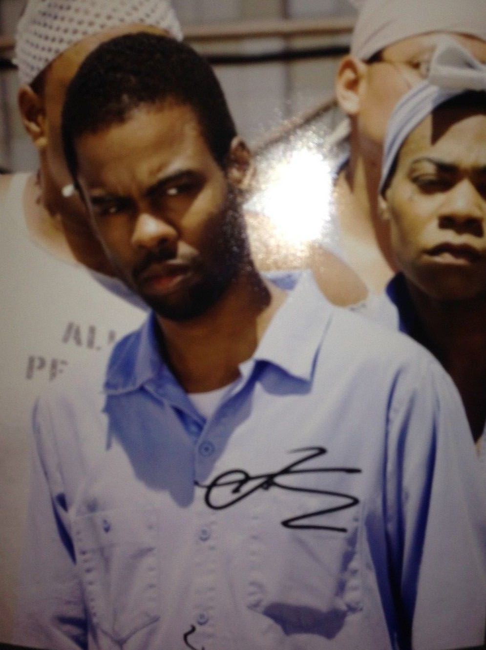 CHRIS ROCK SIGNED 8X10 PHOTO W/ EXACT PROOF W/COA AUTHENTIC GUARANTEE MONEY BACK