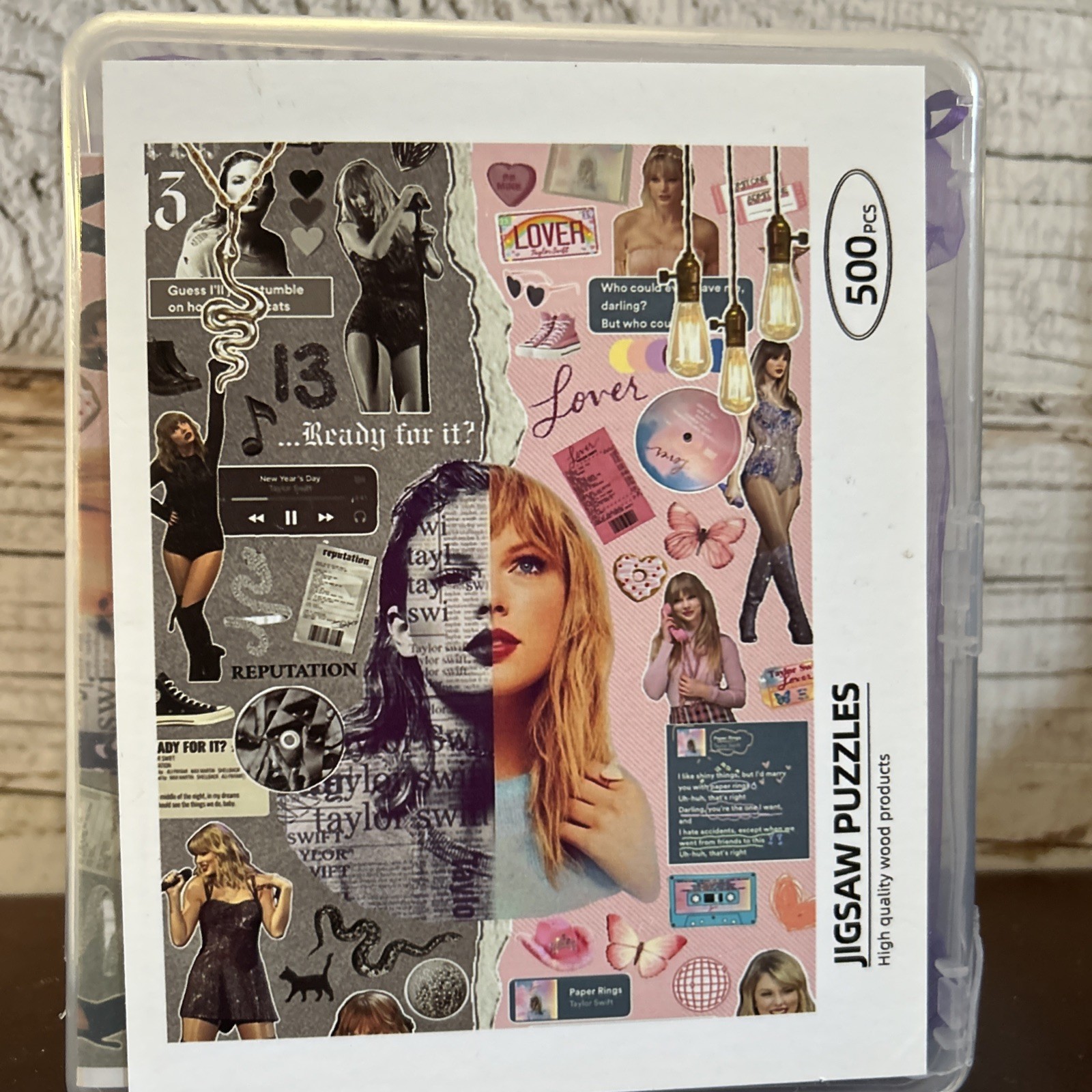 Taylor Swift Lover Reputation Jigsaw Puzzle 500 Pieces *read* storage box damage