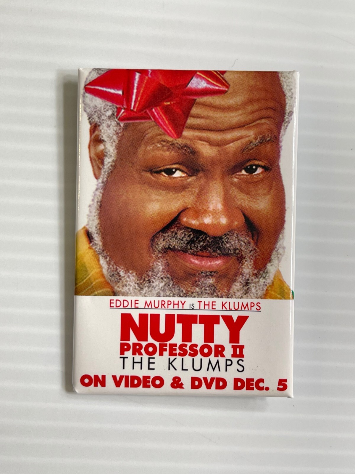 The Nutty Professor II VHS & DVD Video Release Promo Button / Pin Back