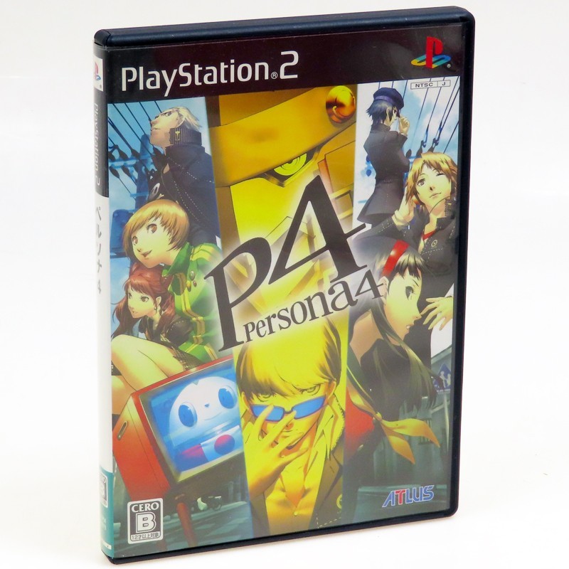 P4 Persona4 PS2 Sony Japan Import PlayStation 2 NTSC-J ATLAS RPG Megami Complete
