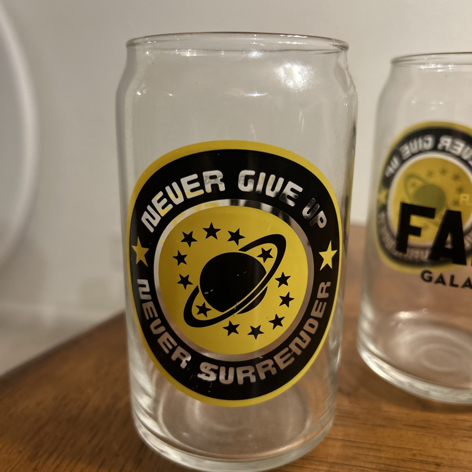 Galaxy Quest Movie Fan Fest Glasses Limited Edition Set Of 2