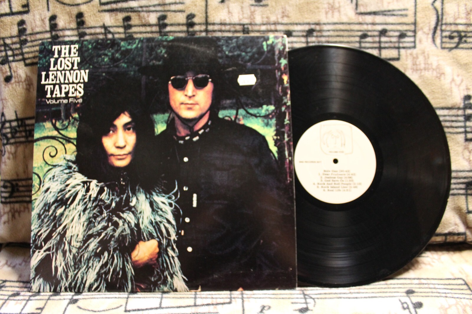BEATLES Lost [John] Lennon Tapes Volume 5 Five 33 1/3 rpm LP Rare VINTAGE Vinyl