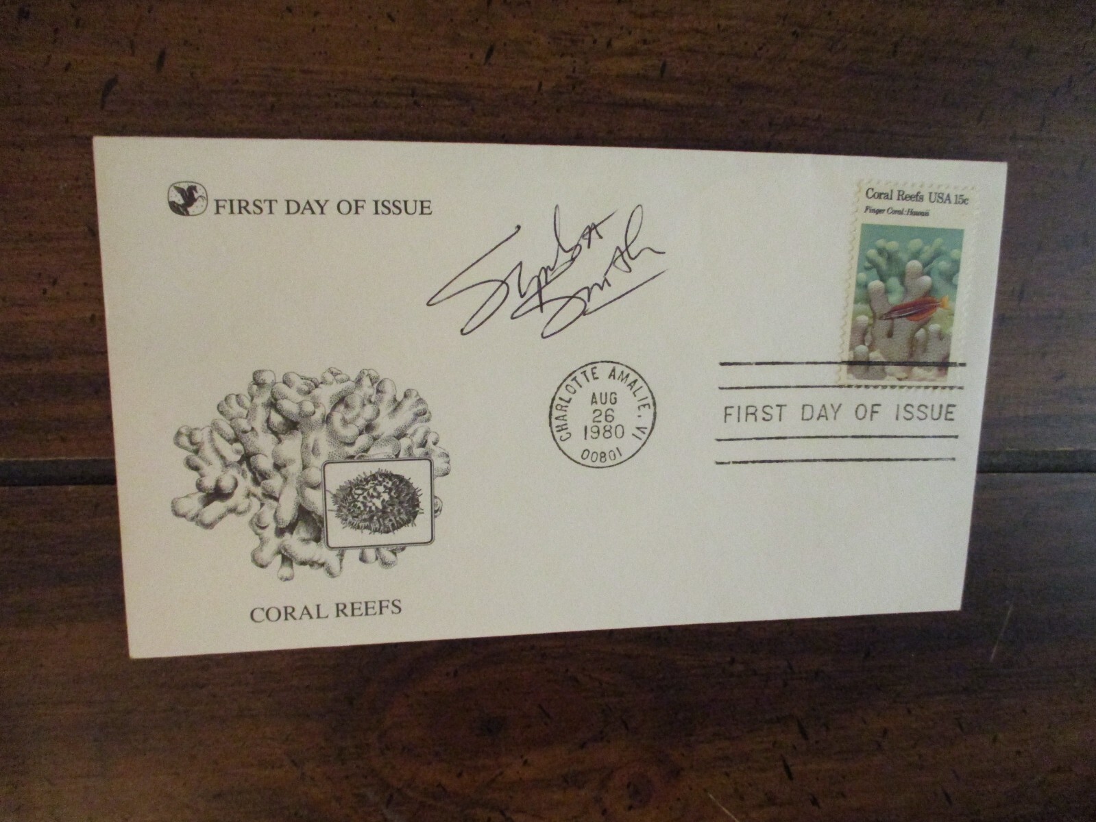 SYMBA SMITH(1989 Miss Teen All-America/Star Trek)Signed 1980 First Day of Issue
