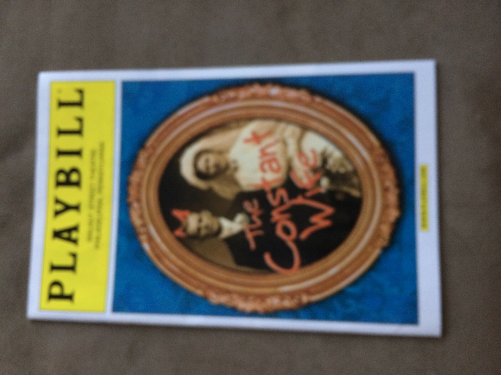 THE CONSTANT WIFE COLOR COVER PLAYBILL MARCH 2005 FROM THE WALNUT STREET THEATRE