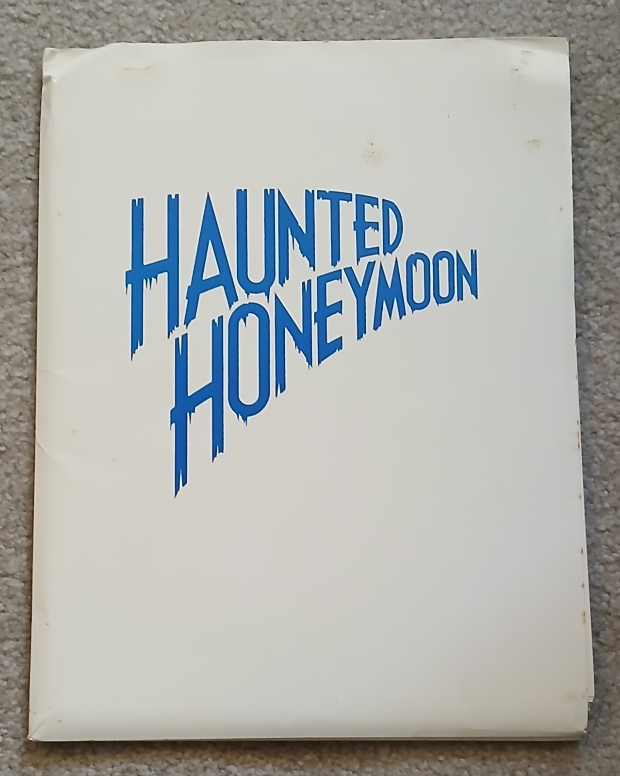 1986 HAUNTED HONEYMOON PRESS KIT – 10 Stills & Info