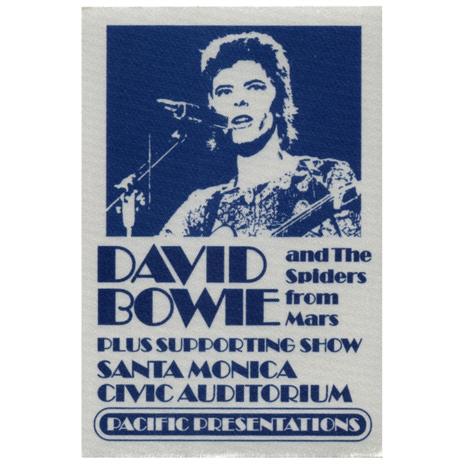 David Bowie 2000 Almost Famous Concert Tour Movie Prop Backstage Pass
