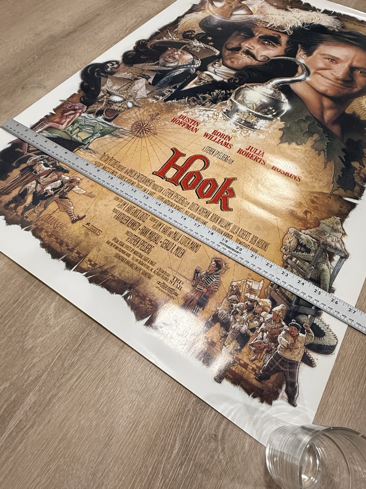 HOOK (1991) ORIGINAL MOVIE POSTER – ROLLED – DREW STRUZAN ARTWORK