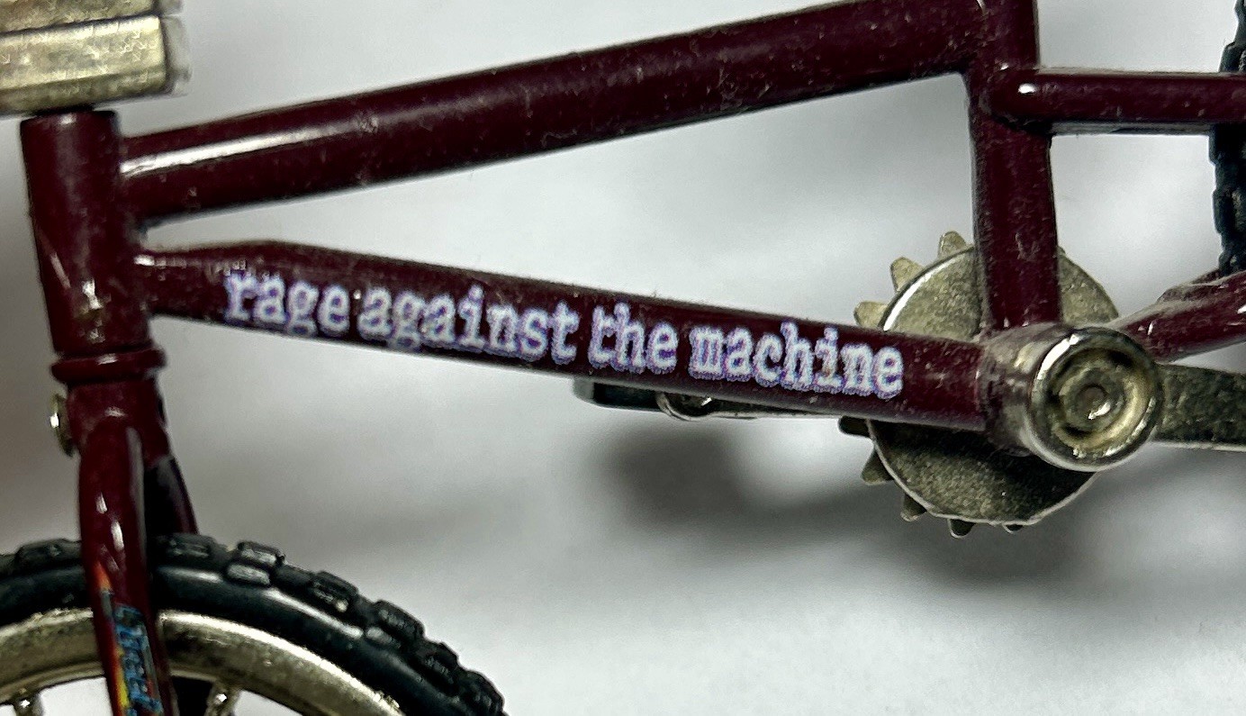 Rage Against the Machine Die Cast BMX Bike Street Jammers Giant Def Tones 2000