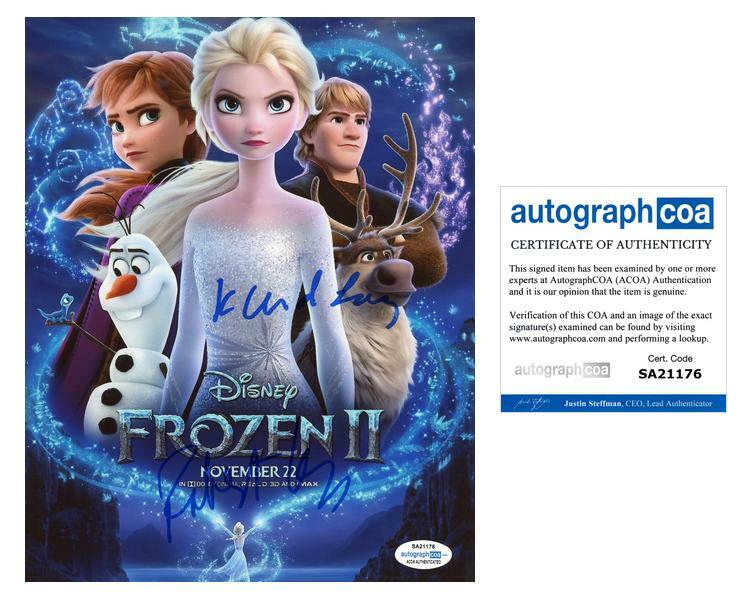 Kristen Anderson-Lopez & Robert Lopez “Frozen II” AUTOGRAPHS Signed 8×10 Photo B