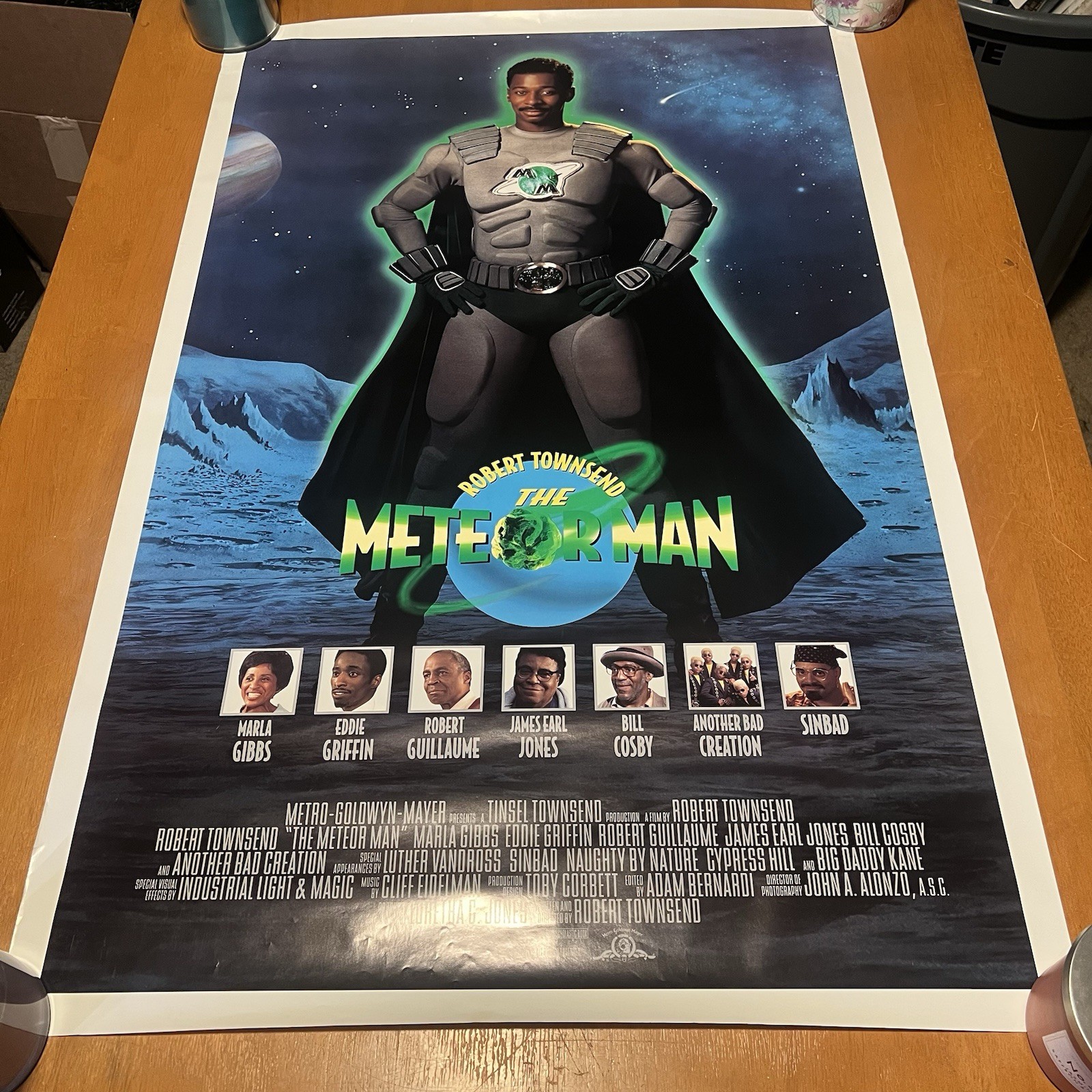 The Meteor Man Original Rolled 1993 Movie 1sh Poster Robert Townsend Don Cheadle