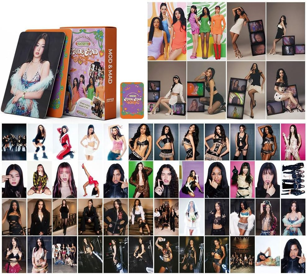 3Pack/165Pcs Photocards Set Album Pinky up Photo Cards Lomo Card Merch for Fans