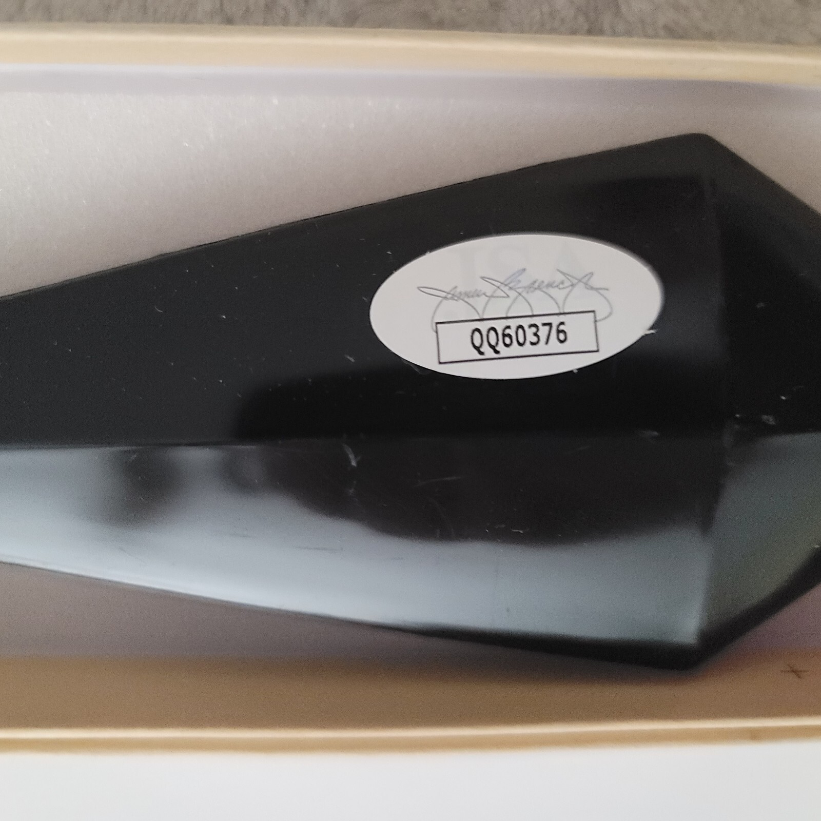 NEIL KAPLAN SIGNED NARUTO PLASTIC KUNAI KNIFE PROP MADARA UCHIHA TOBI JSA COA