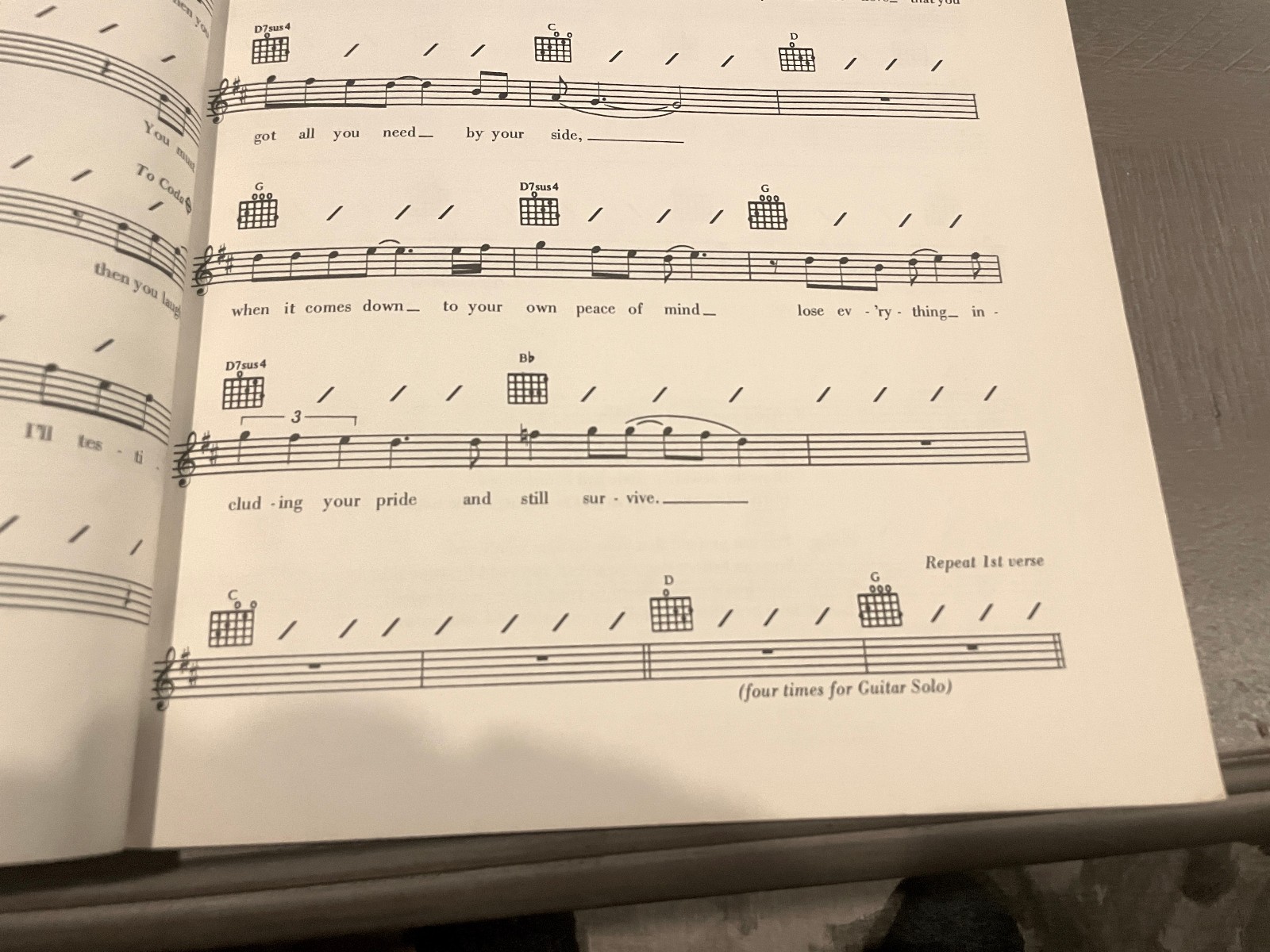 Peter Frampton – Easy Guitar Songbook Vintage Guitar Sheet Music
