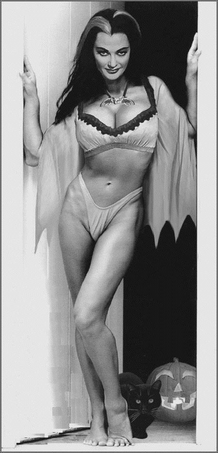 Lily Munster Halloween Black And White 8×10 Picture Celebrity Print