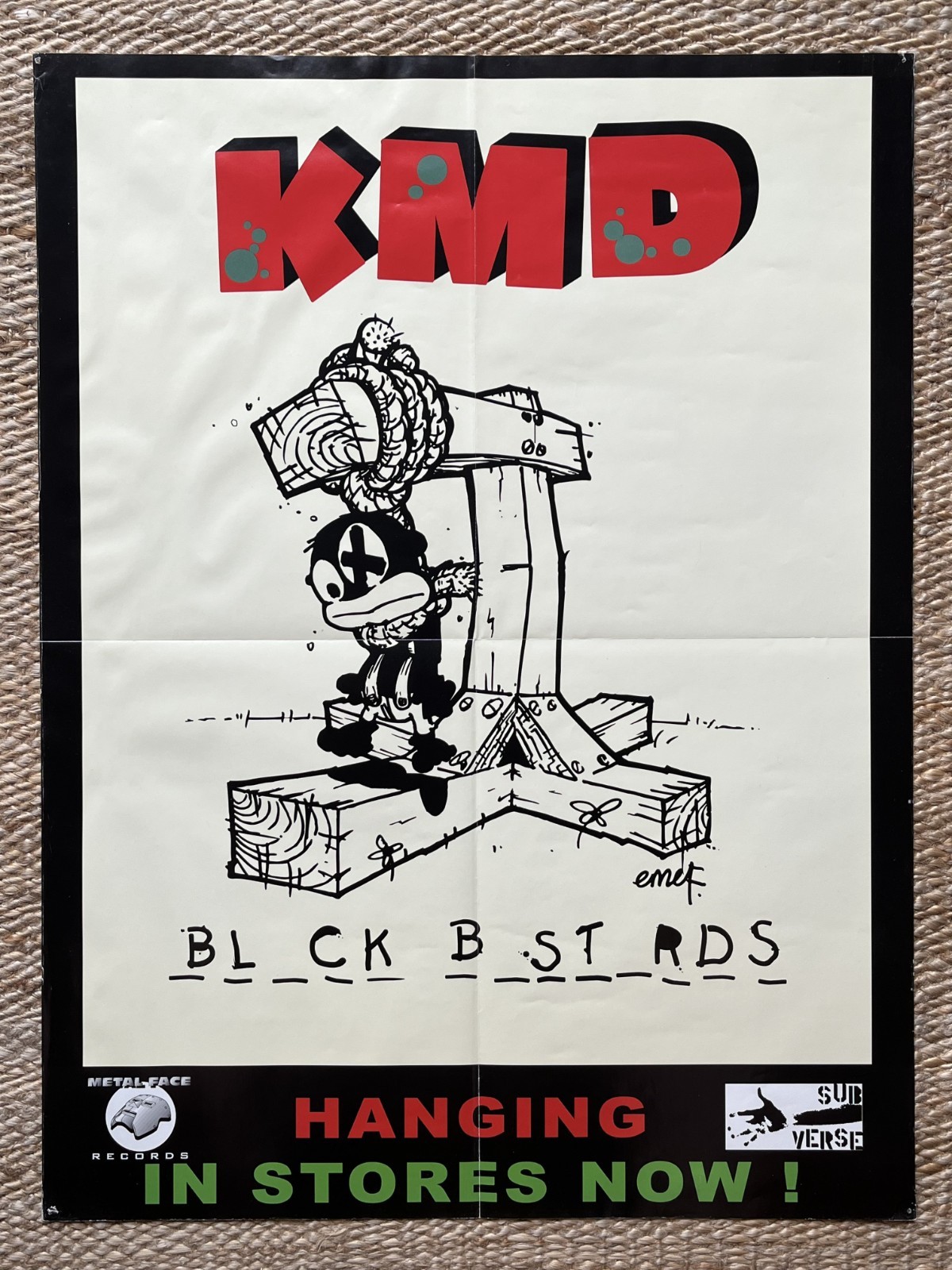 KMD Black Bastards Poster – Bl_ck B_st_rds Zev Love X MF DOOM PROMO