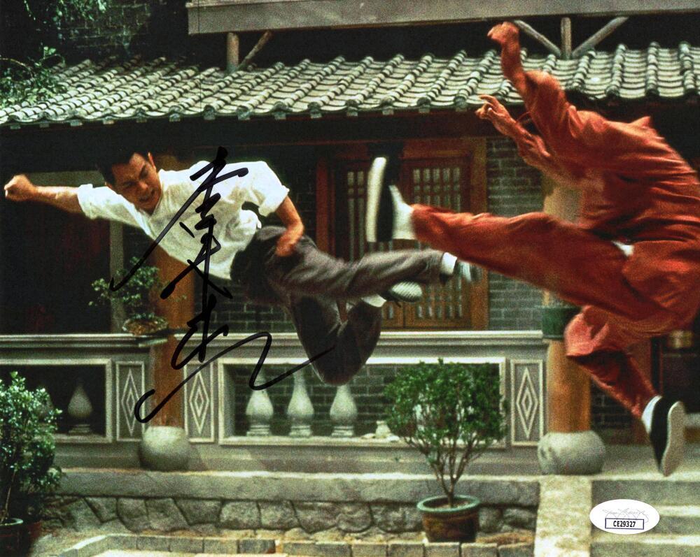 Jet Li Signed Autograph 8×10 Photo – Legendary Martial Arts Icon w/ JSA COA