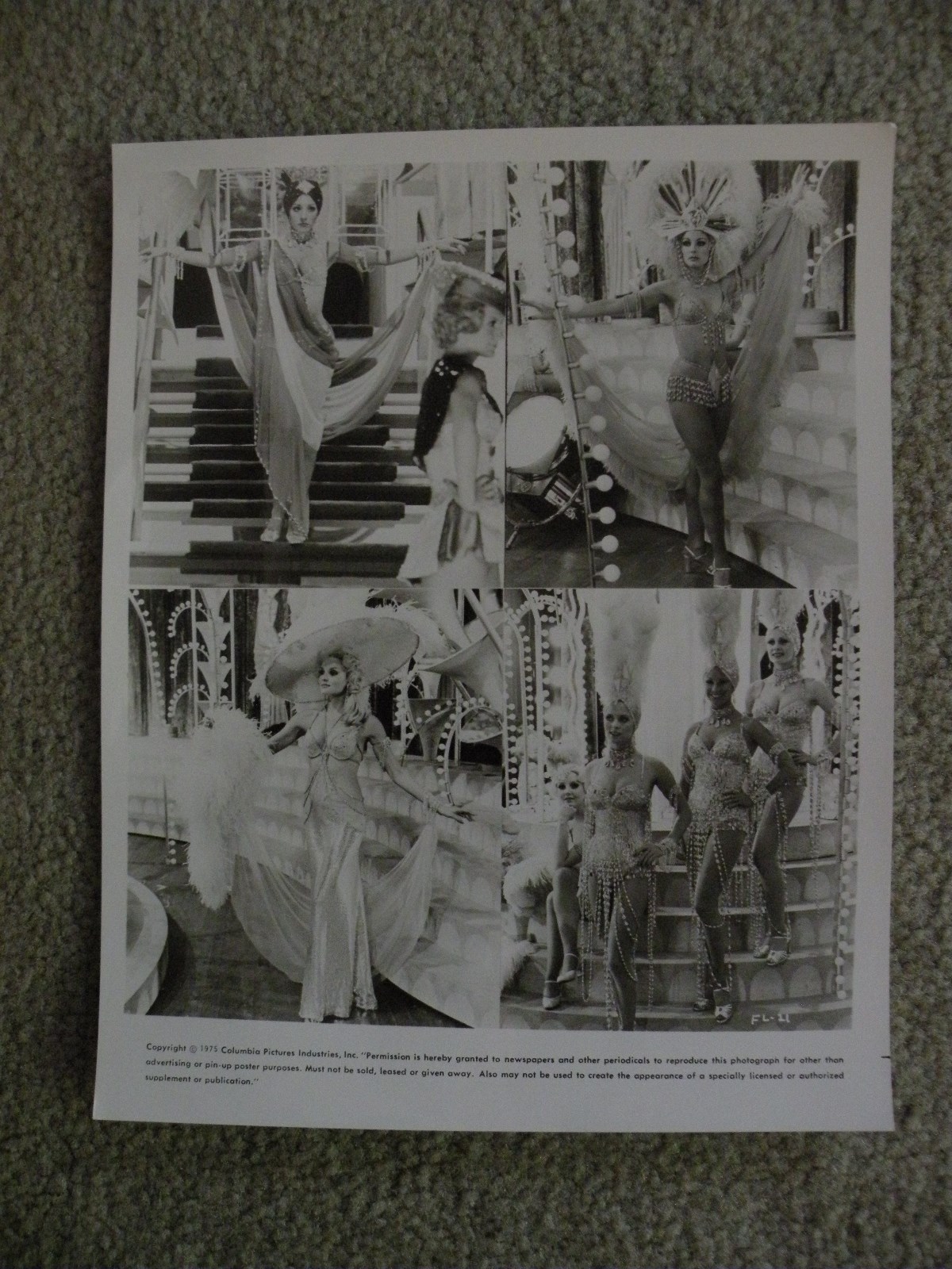“Funny Lady?” Barbra Streisand 1975 8X10 B&W combo photo # FL-21