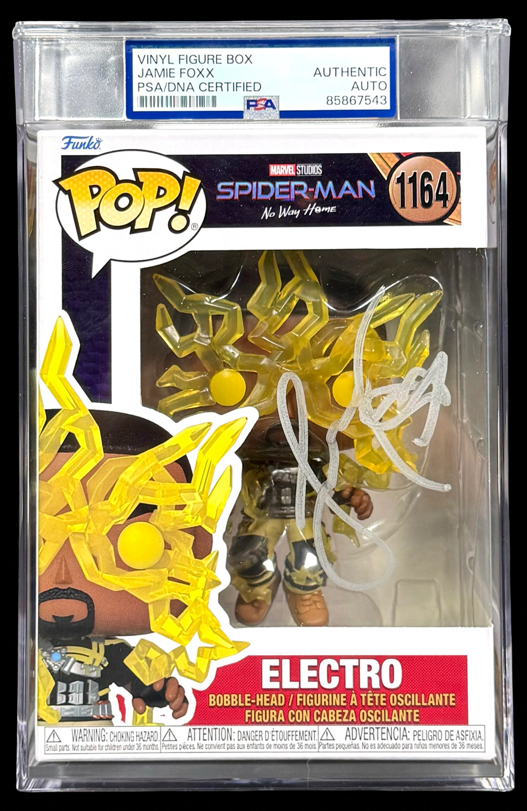 Jamie Foxx Signed Autographed Funko Pop #1164 Electro PSA/DNA Authenticated