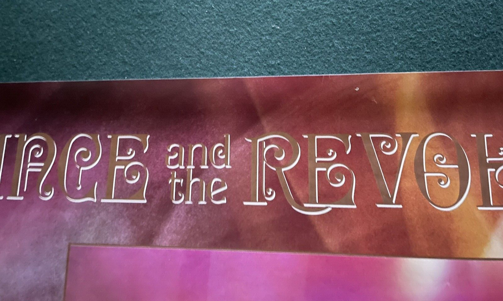Prince And The Revolution Live ORIGINAL 1985 Record Store Promo Poster 26”X 36”