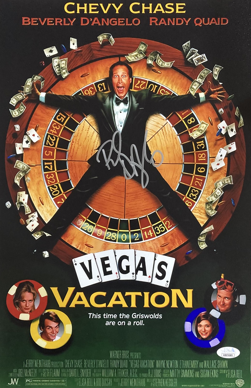 Beverly D’Angelo Signed 11×17 National Lampoon’s Vegas Vacation Photo JSA ITP