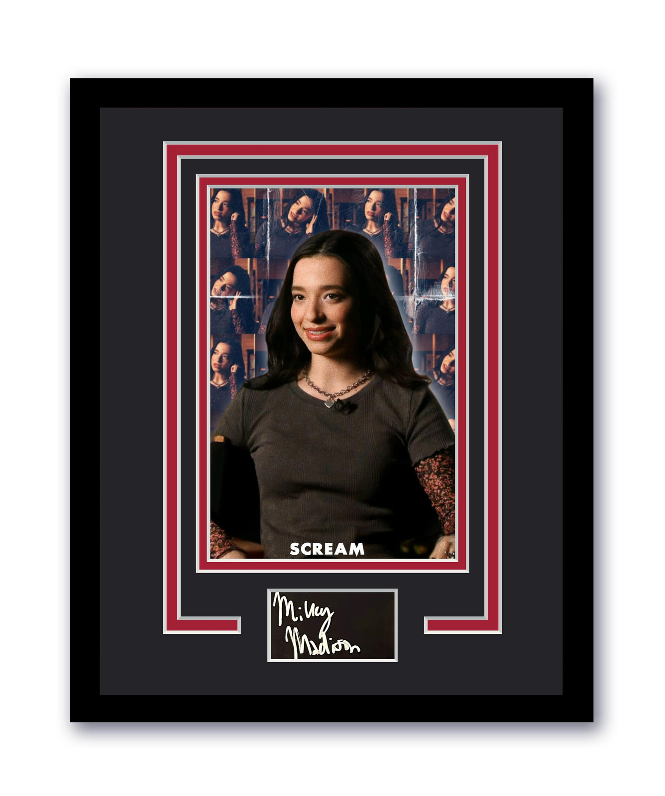 Scream Mikey Madison Autographed Signed 11×14 Framed Photo Amber Horror ACOA