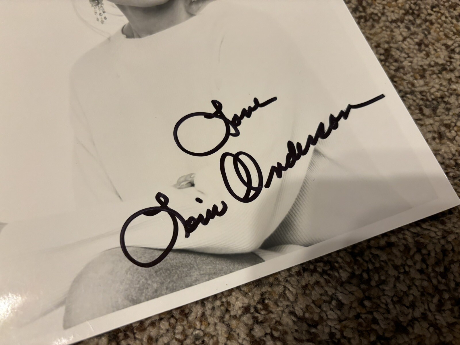 Loni Anderson Actress Wkrp Cincinnati Signed Autograph 8×10 Photo Promo