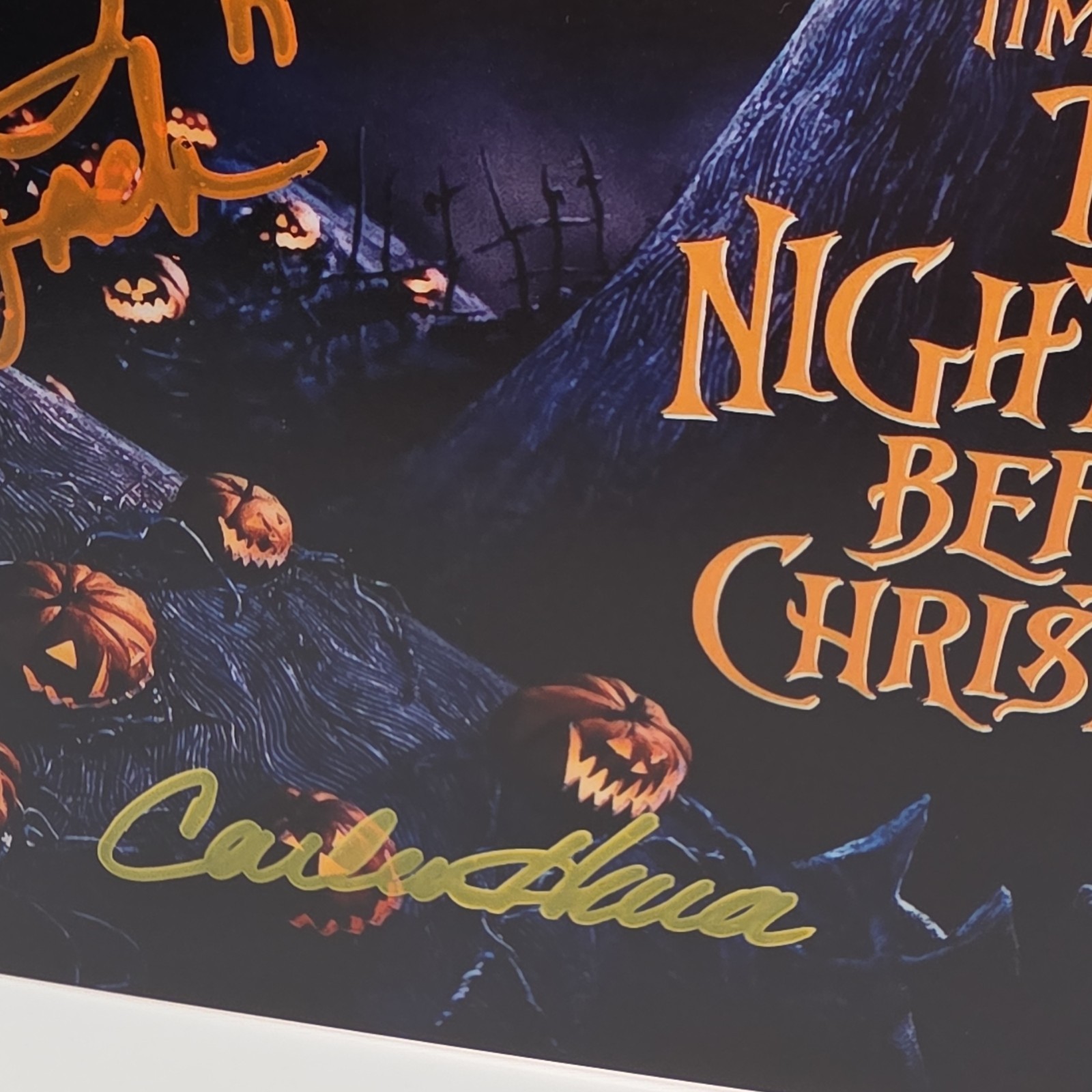 The Nightmare Before Christmas Cast Signed 8×10 Photo O’Hara Page Sarandon COA