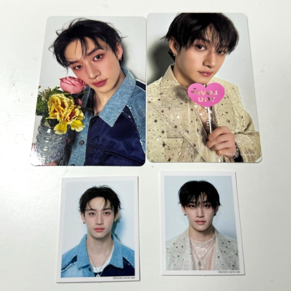 Stray Kids BangChan HOLLOW Japan FC Solo ver. Official Photo Card PC FULL SET