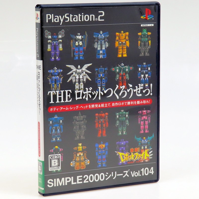 Simple 2000 Vol.104 THE Tsu ze Let’s Make Robots! PS2 Sony Japan Import NTSC-J