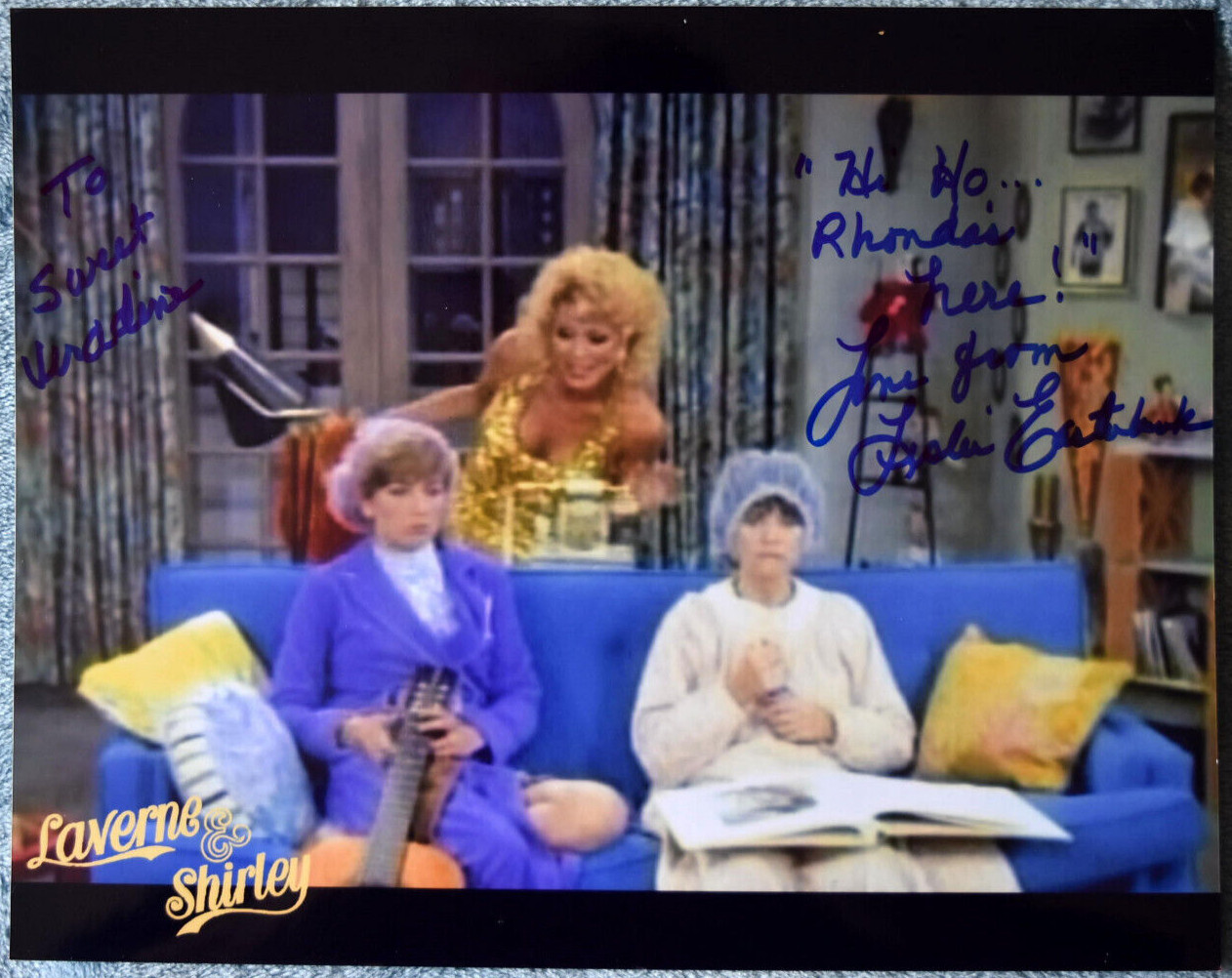 Leslie Easterbrook Hand Signed Photo from Laverne & Shirley 10″X8″
