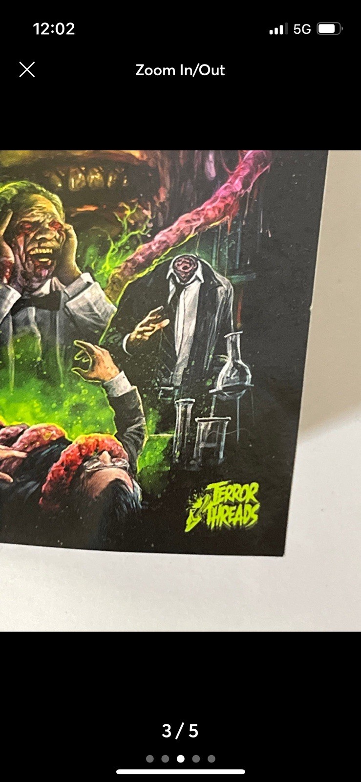 RE-ANIMATOR Horror Movie Terror Threads promo sticker 3×4 Officially Licensed