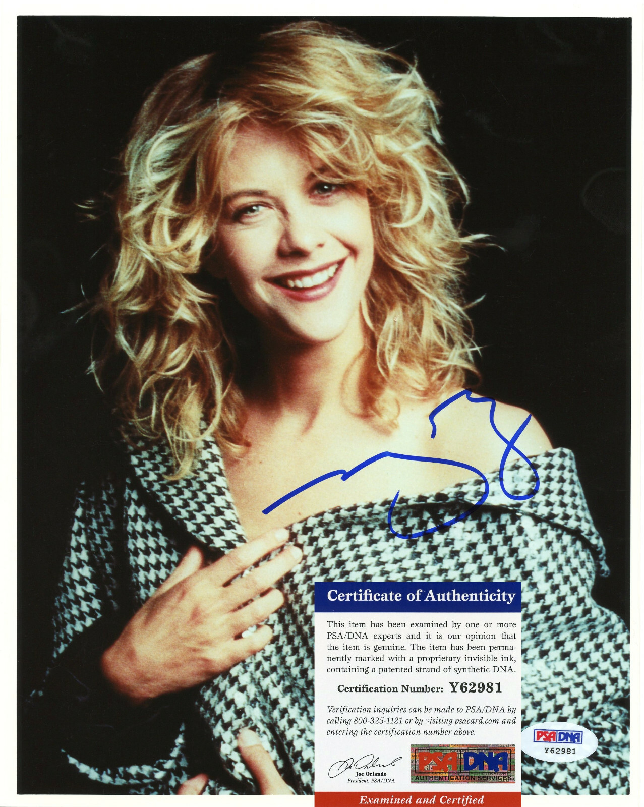 Meg Ryan Signed PSA/DNA COA Autographed 8X10 Sexy Photo Autograph Auto RARE!!