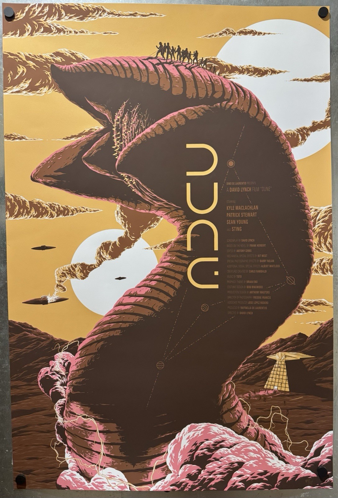 1984 Dune David Lynch Mondo Style Poster By Florey Limited Edition #24 of 24