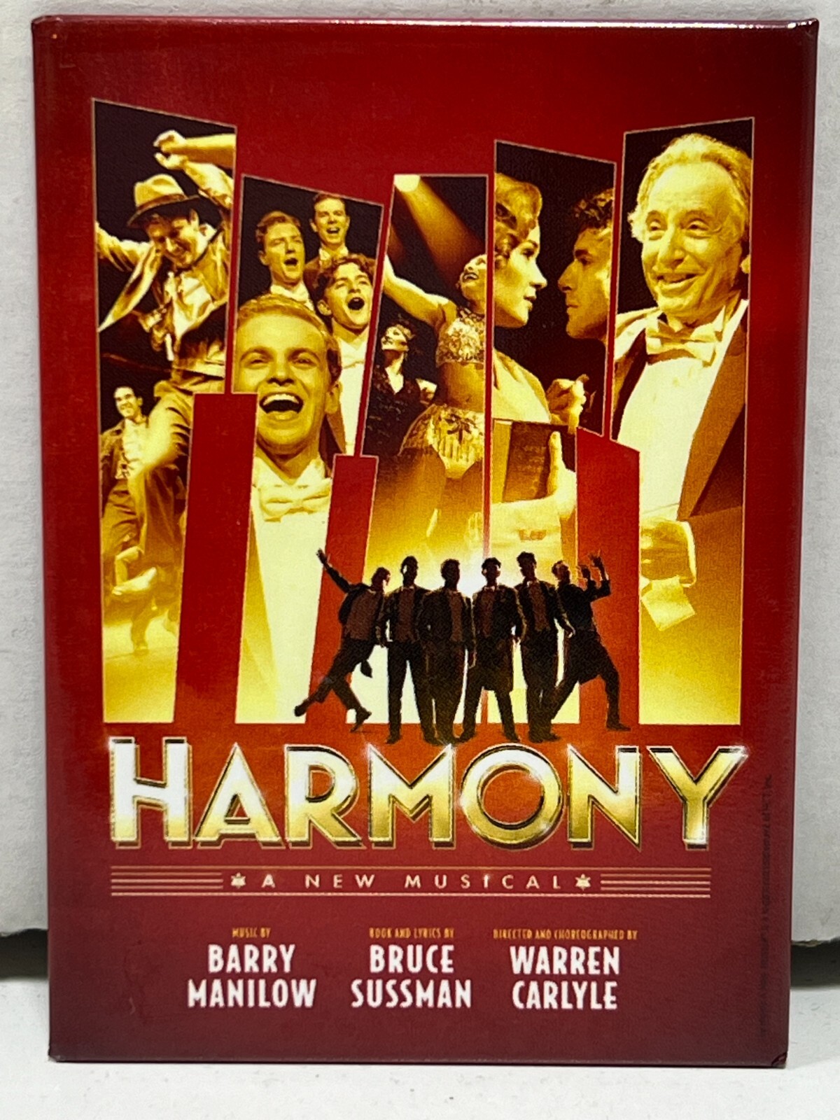 HARMONY A new Musical BARRY MANILOW Broadway KEY ART MAGNET OFFICIAL ORIGINAL
