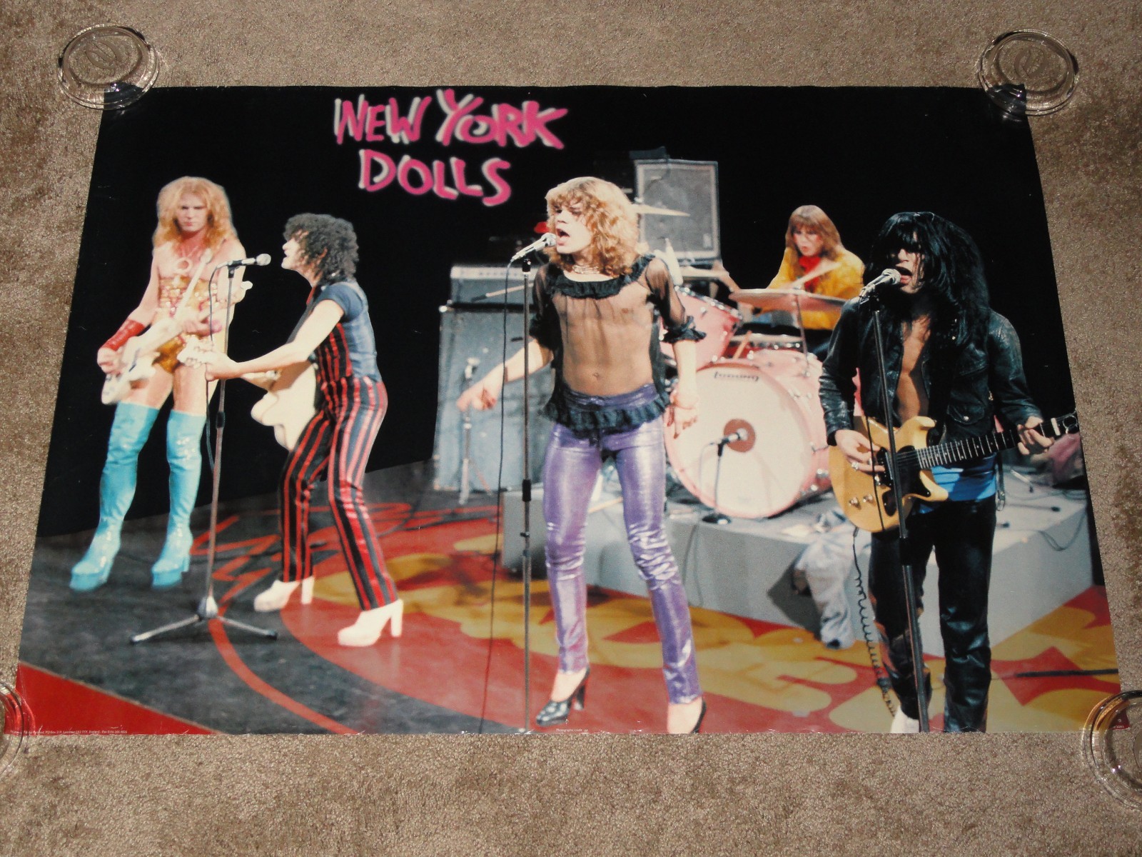 New York Dolls Live in England poster